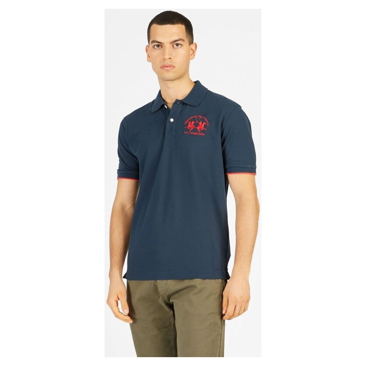 Kleidung Herren T-Shirts & Poloshirts La Martina CCMP01 PK001-07017 Blau