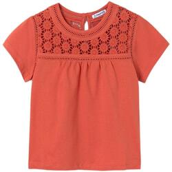 Kleidung Mädchen T-Shirts & Poloshirts Mayoral  Orange