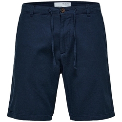 Kleidung Herren Shorts / Bermudas Selected Noos Comfort-Brody - Dark Sapphire Blau