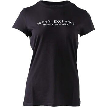 Kleidung Damen T-Shirts & Poloshirts EAX T-Shirt Schwarz