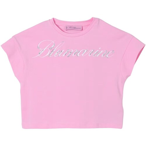 Kleidung Mädchen T-Shirts Miss Blumarine IA4135J5003 Rosa