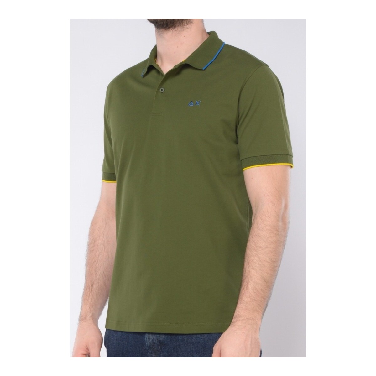 Kleidung Herren T-Shirts & Poloshirts Sun68 A34113 Grün