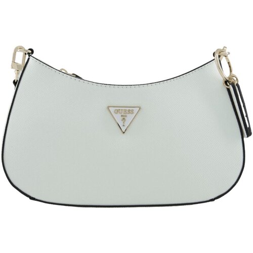 Taschen Damen Handtasche Guess Mode Accessoires NOELLE TOP ZIP SHOULDER BAG !HWZG7879180 WHI Weiss