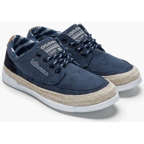 Schuhe Herren Sneaker Low Lois 61286 Blau