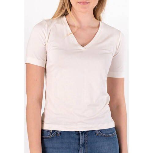 Kleidung Damen T-Shirts & Poloshirts Pennyblack T-SHIRT CON SCOLLO A V Art. MINOS 