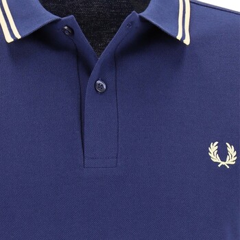 Fred Perry Fp Twin Tipped Fred Perry Shirt Blau