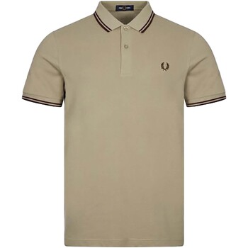 Fred Perry  T-Shirts & Poloshirts Fp Ls Twin Tipped Shirt