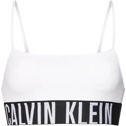 Kleidung Damen Bikini Ober- und Unterteile Calvin Klein Jeans 000QF7631E Weiss