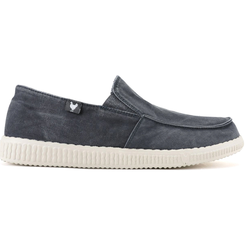 Schuhe Herren Sneaker Pitas WP150 SLIP ON WASHED Blau