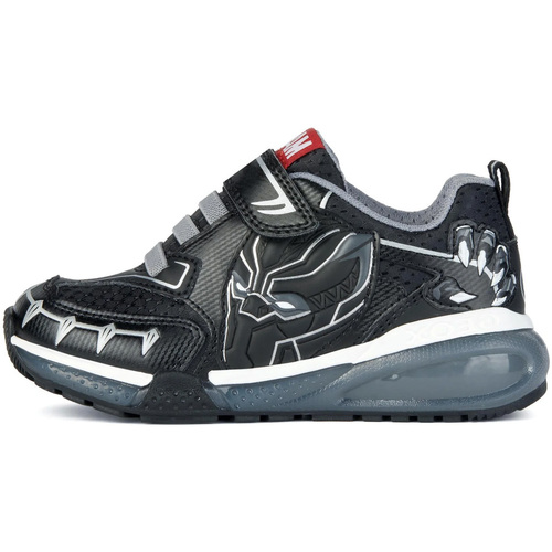 Schuhe Kinder Sneaker Geox J36FEB-C0039 Schwarz