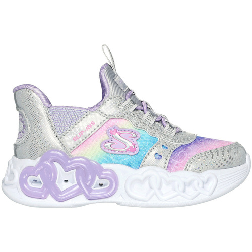 Schuhe Kinder Sneaker Skechers 303755N SMLT Rosa