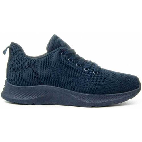 Schuhe Damen Sneaker Low Leindia 89393 Blau