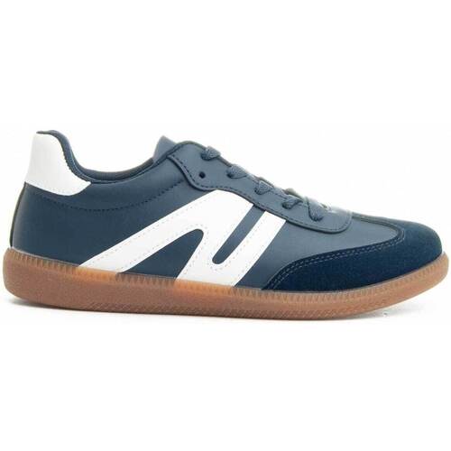 Schuhe Damen Sneaker Low Leindia 89394 Blau