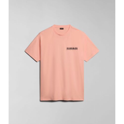 Kleidung Herren T-Shirts & Poloshirts Napapijri S-BOYD NP0A4HQF-P1I PINK SALOMON Violett