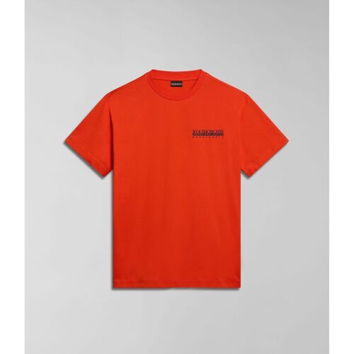 Kleidung Herren T-Shirts & Poloshirts Napapijri S-GOUIN NP0A4HTQ-A63 ORANGE SPICY Orange