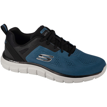 Schuhe Herren Sneaker Low Skechers Track-Broader Blau