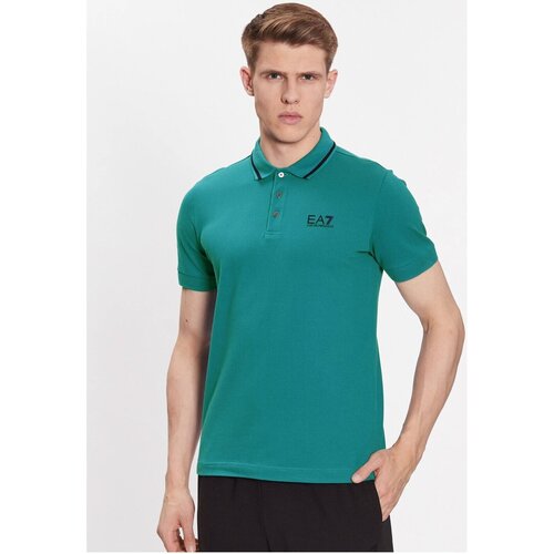 Kleidung Herren T-Shirts & Poloshirts Emporio Armani EA7 8NPF06 PJ04Z Grün