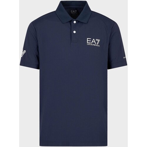 Kleidung Herren T-Shirts & Poloshirts Emporio Armani EA7 8NPF23 PJEMZ Blau