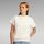 Kleidung Damen T-Shirts & Poloshirts G-Star Raw D24512-C812 RAGALAN-G286 ANTIQUE WHITE Weiss