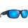 Uhren & Schmuck Sonnenbrillen Maui Jim Amberjack B896-03 Polarisierte Sonnenbrille Blau