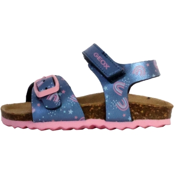 Schuhe Mädchen Sandalen / Sandaletten Geox 232923 Blau
