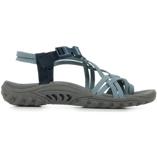 Schuhe Damen Sandalen / Sandaletten Skechers Reggae Irie Mon Blau