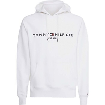 Kleidung Herren Fleecepullover Tommy Hilfiger Wcc Tommy Logo Hoody Weiss