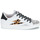 Schuhe Damen Sneaker Low Semerdjian LARRY Weiss / Leopard / Silbern