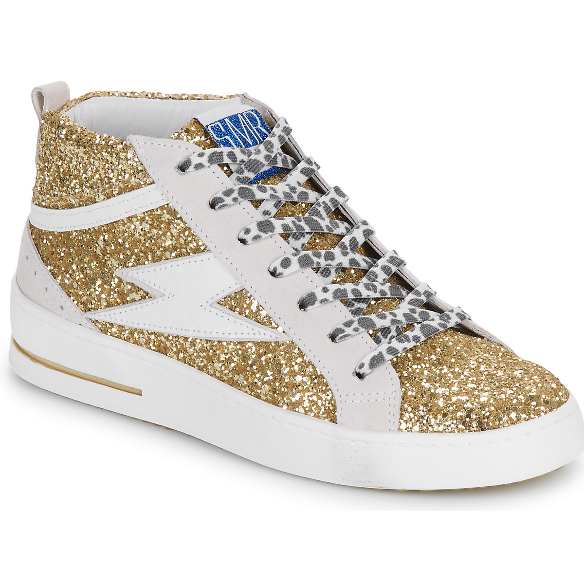 Schuhe Damen Sneaker High Semerdjian GIBRA Gold / Weiss / Beige