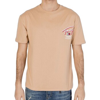 Kleidung Herren T-Shirts & Poloshirts Tommy Jeans Tjm Reg 3D Street Si Braun
