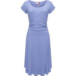 Kleidung Damen Kleider Ragwear Sommerkleid Yvone Solid Blau