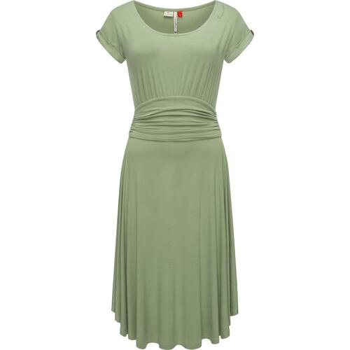 Kleidung Damen Kleider Ragwear Sommerkleid Yvone Solid Grün