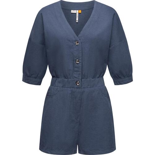 Kleidung Damen Overalls / Latzhosen Ragwear Jumpsuit Ipsie Blau