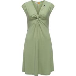 Kleidung Damen Kleider Ragwear Sommerkleid Comfrey Solid Grün