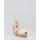 Schuhe Damen Leinen-Pantoletten mit gefloch Macarena ALBA49 Weiss