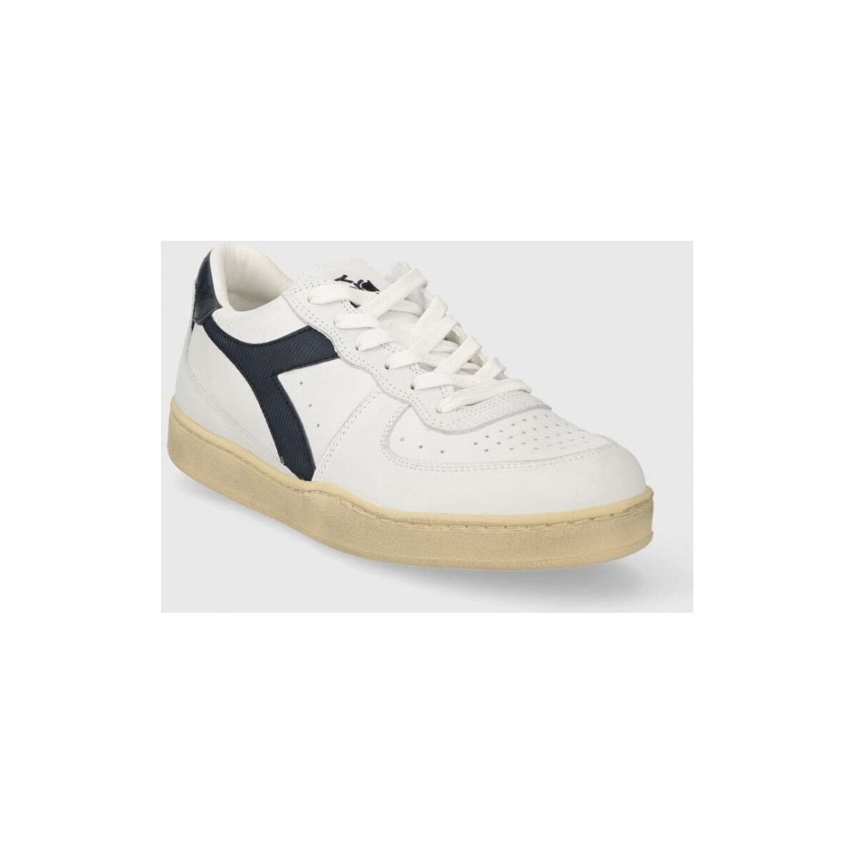 Schuhe Herren Sneaker Diadora 179043.C4656 MI BASKET LOW USD-BIANCO/BLU PROFONFO Weiss