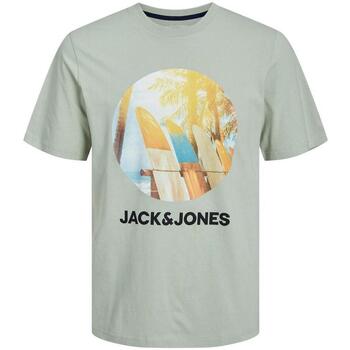 Kleidung Herren T-Shirts Jack & Jones  Grün