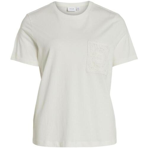 Kleidung Damen T-Shirts & Poloshirts Vila  Weiss