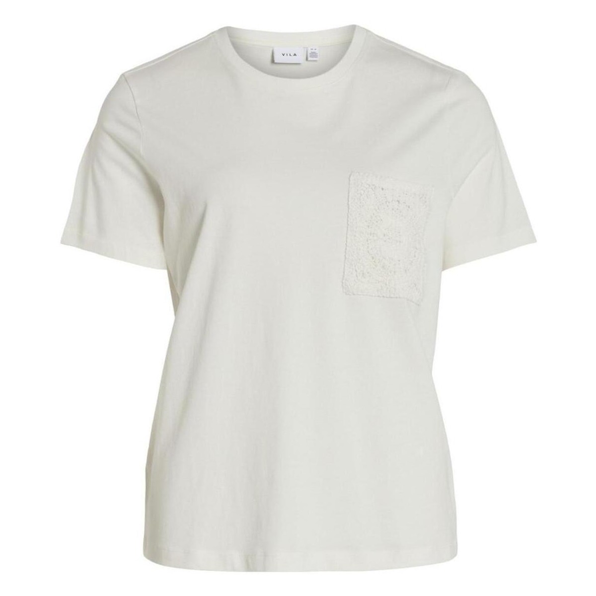 Kleidung T-Shirts & Poloshirts Vila  Weiss
