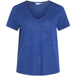 Kleidung Damen T-Shirts & Poloshirts Vila  Blau