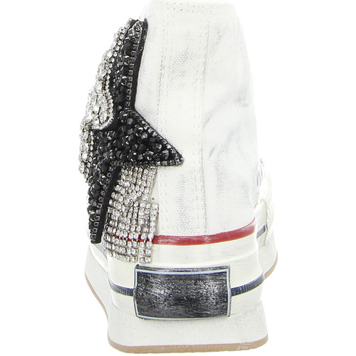 Nan-Ku Schnuerschuhe BA-10 WHITE Weiss