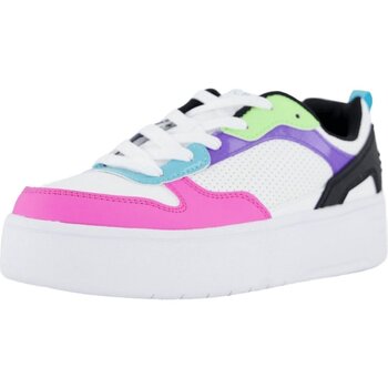 Schuhe Mädchen Sneaker Skechers Low COURT HIGH-CLASSIC CRUSH 310191L WBMT Multicolor