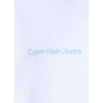 Ck Jeans Big Box Logo Hoodie Weiss