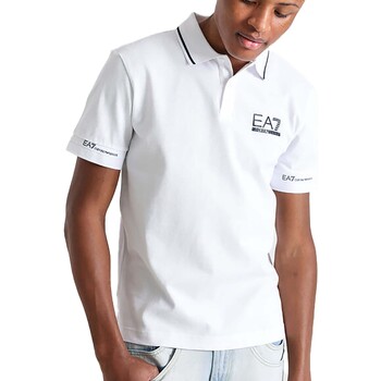 Kleidung Herren T-Shirts & Poloshirts Emporio Armani EA7 Polo Weiss