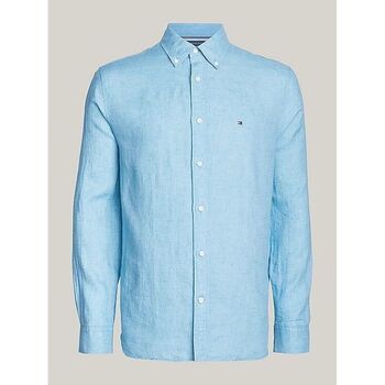 Kleidung Herren Langärmelige Hemden Tommy Hilfiger MW0MW34602-C30 BLUE SPELL Blau