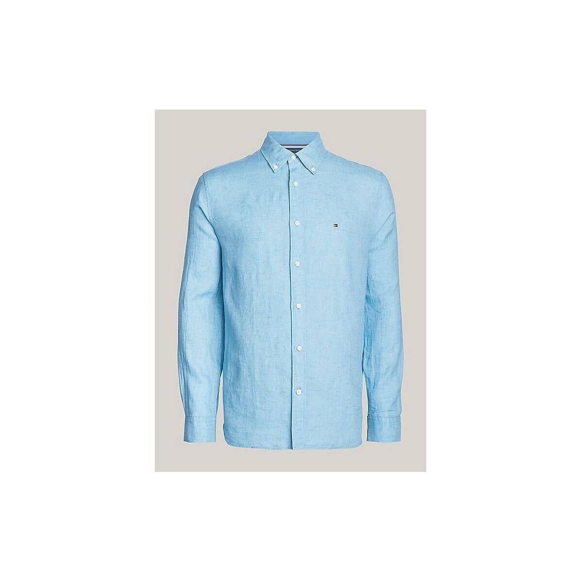 Kleidung Herren Langärmelige Hemden Tommy Hilfiger MW0MW34602-C30 BLUE SPELL Blau