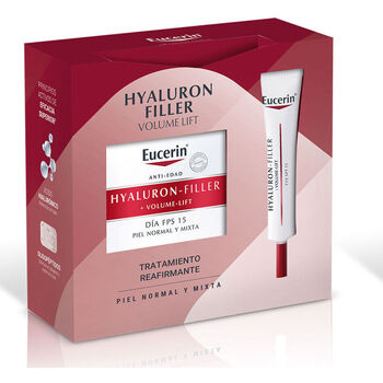 Eucerin  Anti-Aging & Anti-Falten Produkte Hyaluron Filler + Volume-lift Day Normal Mischhaut Lot 2 Stk