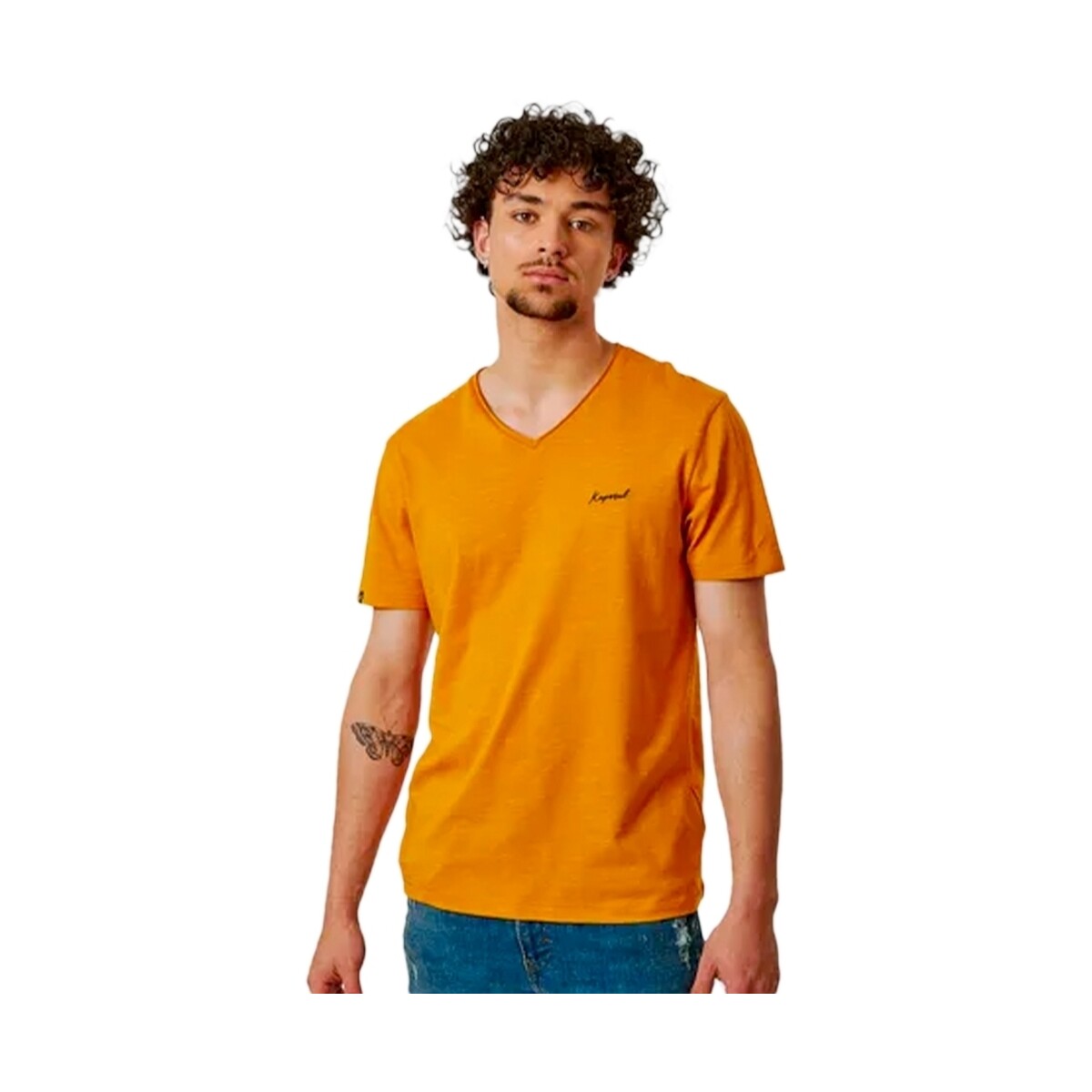 Kleidung Herren T-Shirts Kaporal Neter Orange