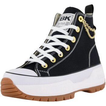 Schuhe Damen Sneaker British Knights KAYA MID FLY B53-3731/01 Schwarz