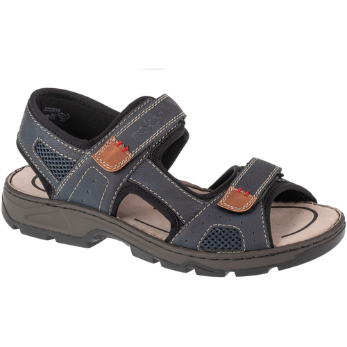 Schuhe Herren Sportliche Sandalen Rieker Sandals Blau